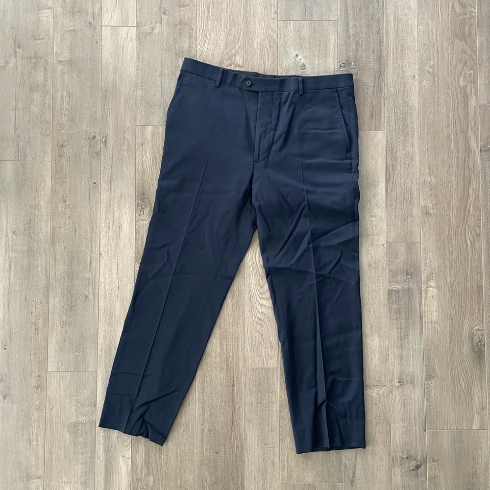 Awearness Kenneth Cole Navy Blue Business Slacks